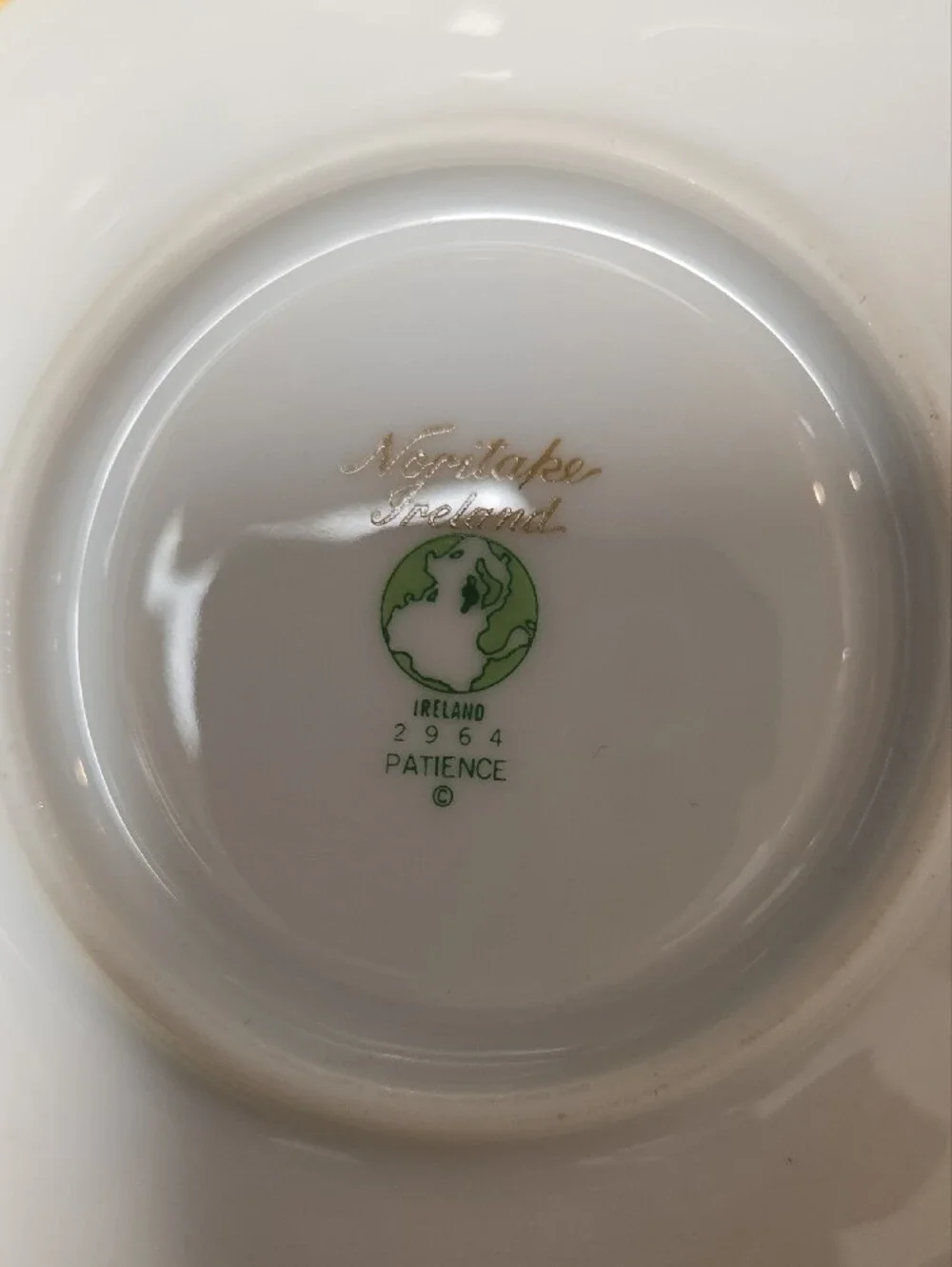 Elegant Noritake, White Floral Teacup and Saucer Set